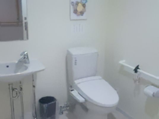 きれいなトイレの一角