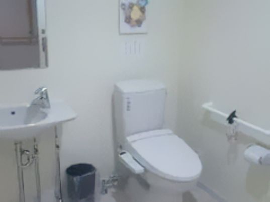 きれいなトイレの一角