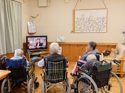 共有スペースでの憩いの時