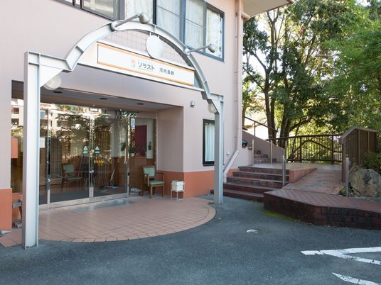 和やかな雰囲気のエントランス