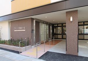 ゆったりとしたエントランス