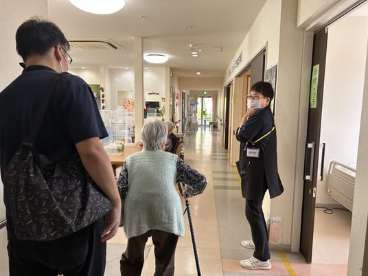 広々とした廊下