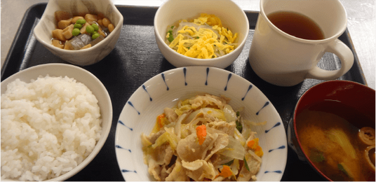 バランスの良い食事の膳