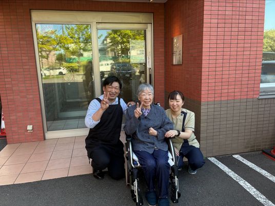エントランスでの様子