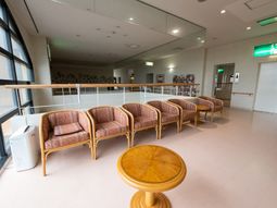 ゆったりした休憩スペース