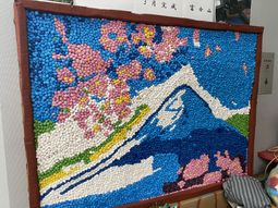 手作り作品の掲示物