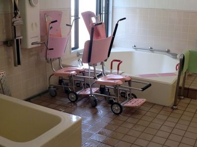利用者の安全を考えた浴室