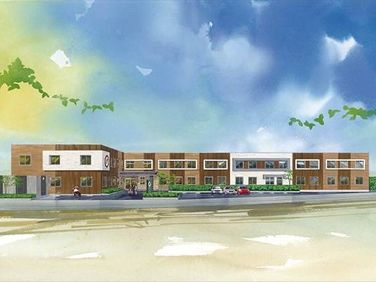 木造風デザインの建物外観