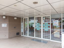 ゆとりある入口エリア