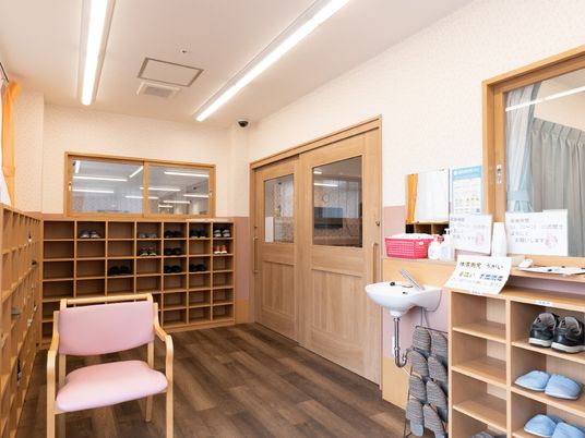 エントランスの静かな様子