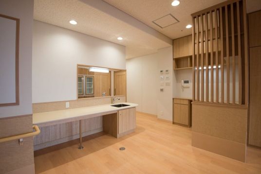 明るい空間のキッチン