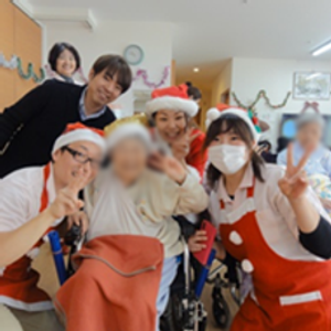 笑顔の人々の集合