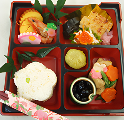彩り豊かな料理の盛付け