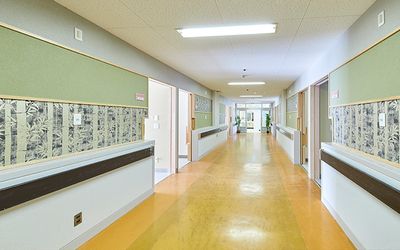 広々とした廊下