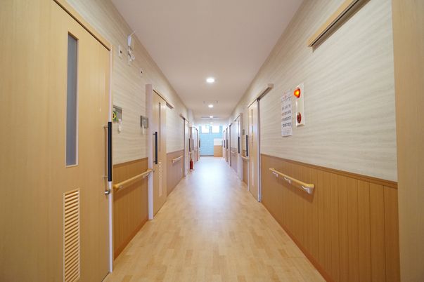 清潔感のある廊下