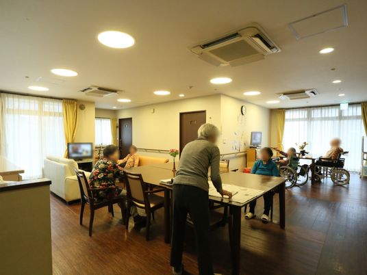 共有スペースの日常風景 