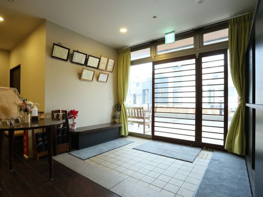  居心地の良いロビー空間  