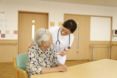 スタッフと利用者の対話