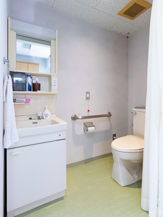 清潔なトイレスペース