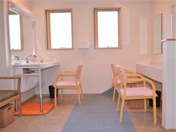 清潔な洗面所の空間