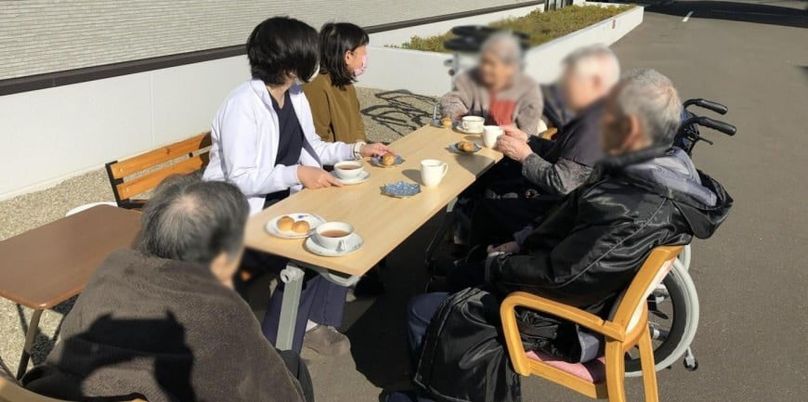 屋外でのひととき