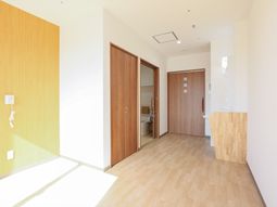 新しい居室の廊下