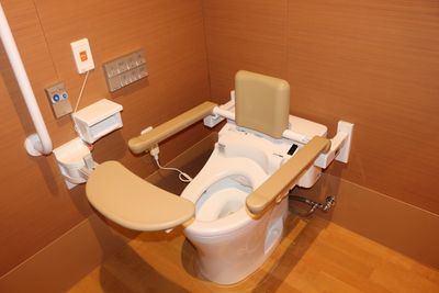 機能的な設備のトイレ