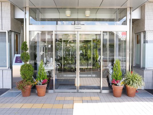 清潔感のある入り口
