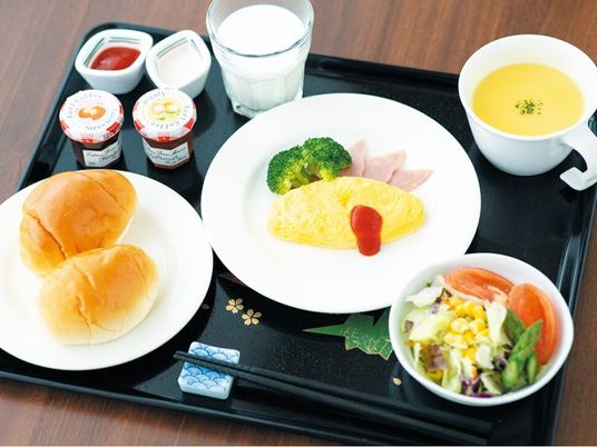 バランスの良い朝食セット
