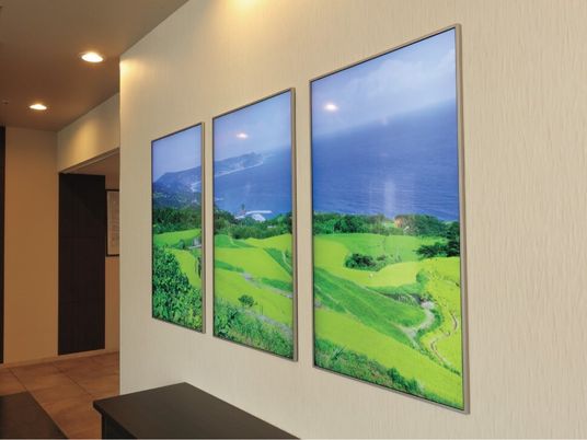 壁掛けの自然風景アート