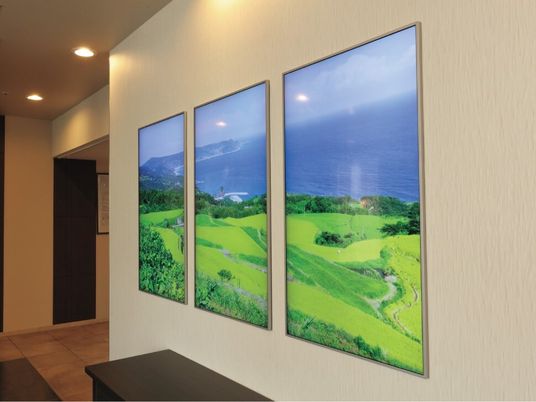 壁掛けの自然風景アート