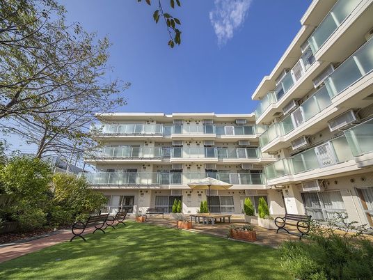 緑あふれる居心地の良い建物