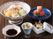 和食の丁寧な盛り付け