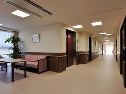 清潔な廊下の風景