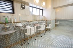 清潔な洗面台並び