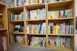 本棚に並ぶ多様な書籍