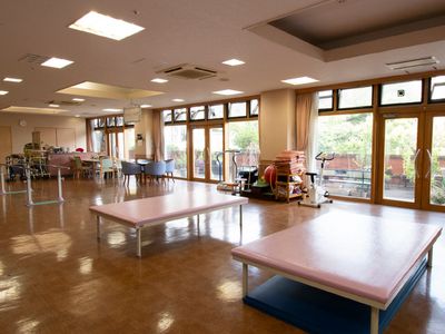 多機能な広々とした空間