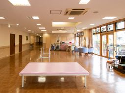 明るい広々空間