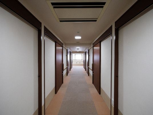 清潔感のある廊下