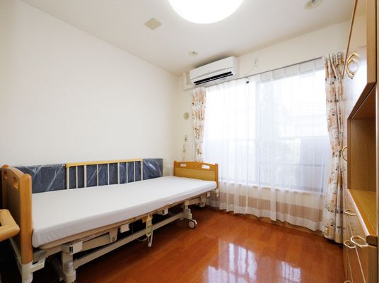 清潔な個室の一角