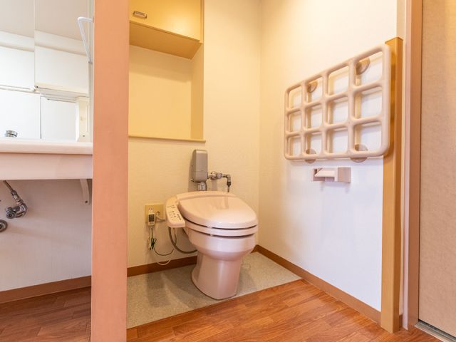 清潔なトイレ設え