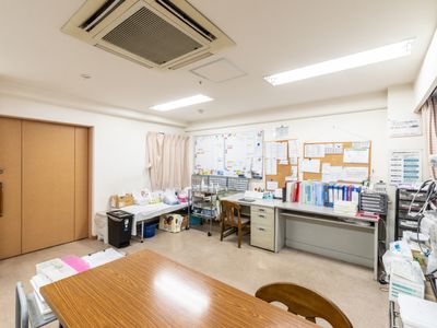 スタッフルームの内観