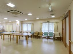 明るい共有スペース