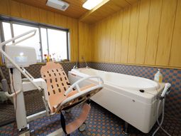 安全な浴室設備