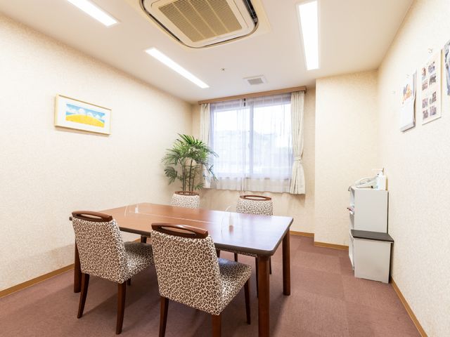 清潔な居室の一角