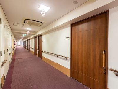 廊下の落ち着いた風景