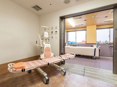 清潔な浴室設備