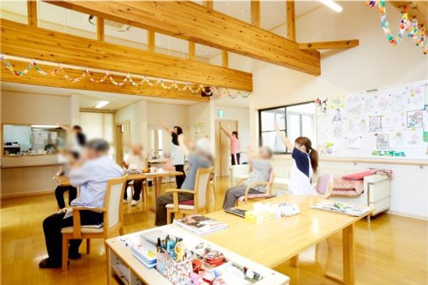 活動中の多目的室