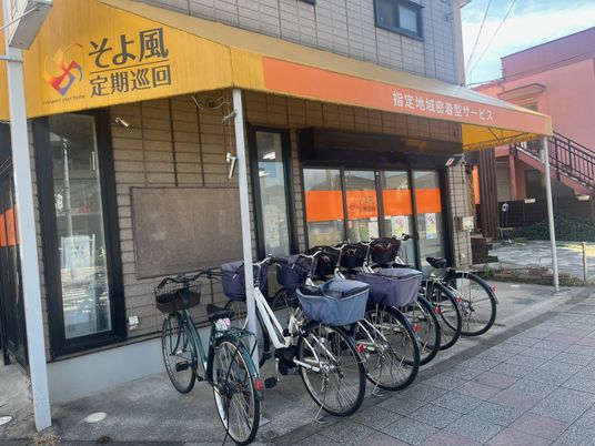 清潔感のあるエントランス