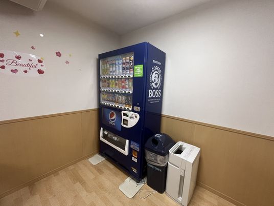 飲み物の自販機設置
